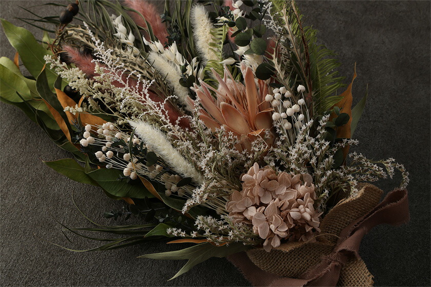 ドライフラワースワッグ Special ピンク 1束 ドライフラワー スワッグ デザインおまかせ フラワーアレンジ インテリア 花 送料無料《90日以内に出荷予定(土日祝除く)》