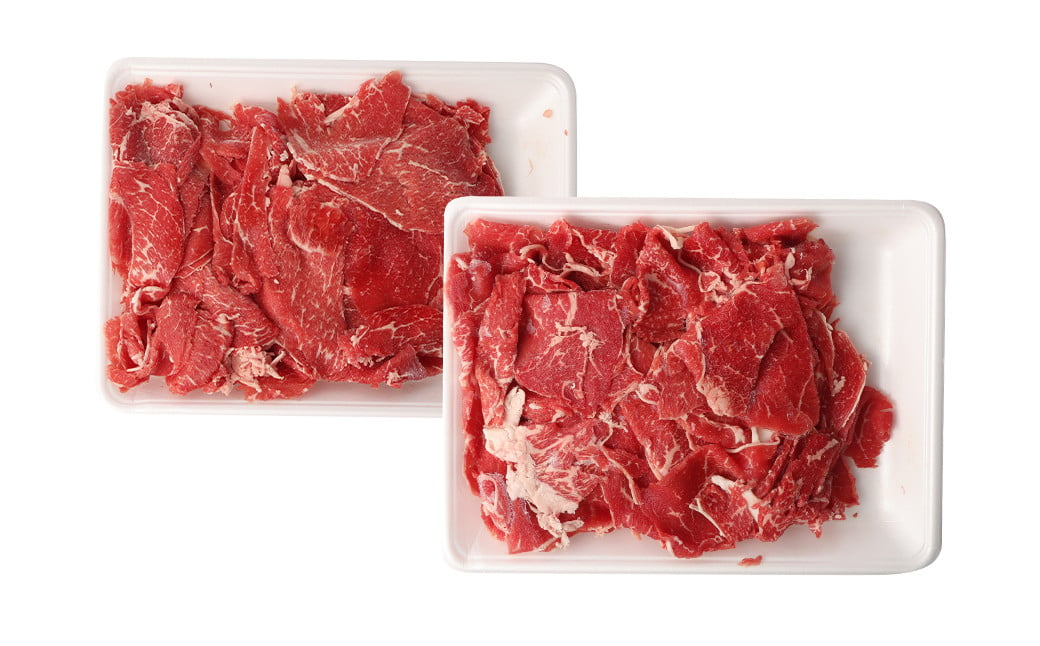 【3ヶ月定期便】赤牛 切り落とし 1kg（500g×2パック）×3回 お肉 肉 牛肉 あか牛 切落し 熊本 定期 冷凍