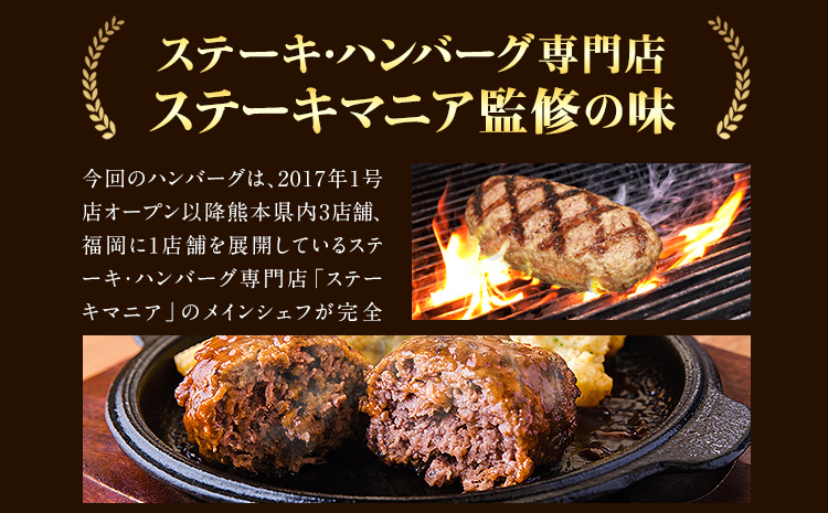 ステーキマニア監修 熊本県産あか牛100%生ハンバーグ 140g×13個入り 合計1820g 1.82kg以上熊本県産あか牛 冷凍《2026年1月中旬-3月末頃出荷》