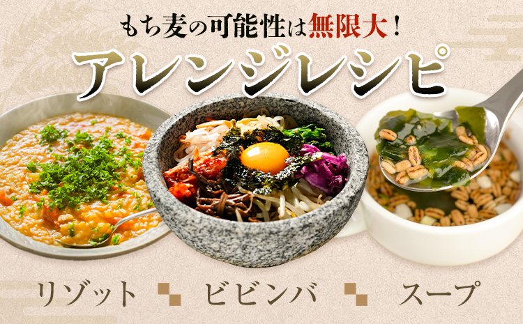 七城物語 高野さんちのもち麦 計1kg (200g×5パック) 株式会社有機農場《30日以内に出荷予定(土日祝除く)》熊本県 菊池市 熊本県菊池産 もち麦 モチ麦 ダイシモチ 小分け チャック付き 国産 九州産 熊本県産 送料無料