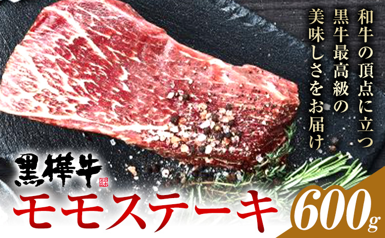くまもと黒毛和牛 黒樺牛 A4〜A5等級 モモステーキ 600g 株式会社杉本本店 《90日以内に出荷(土日祝除く)》熊本県 菊池市 和牛 牛肉 牛 お肉 モモ ステーキ 黒毛和牛 国産 九州産 熊本県産 冷凍 送料無料