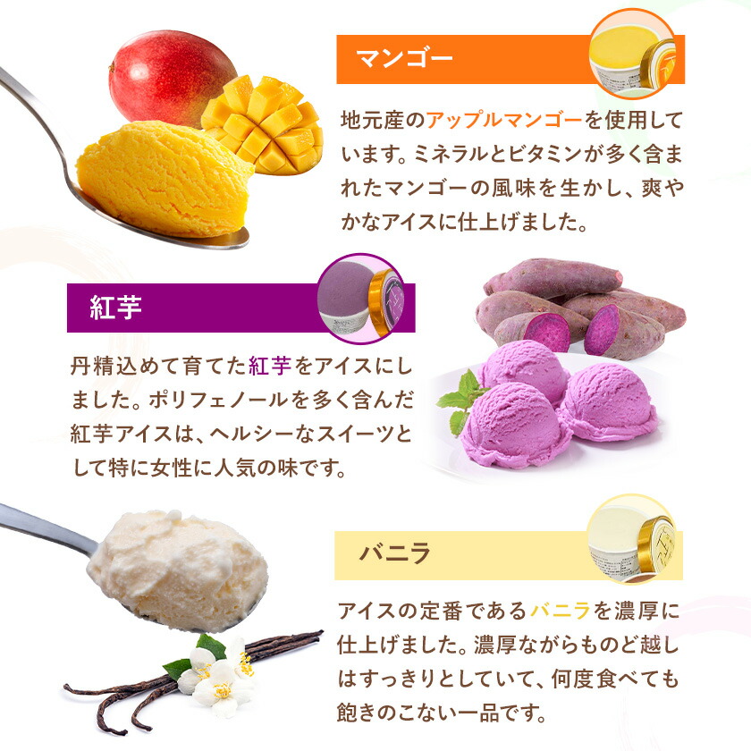 七城農家の正直アイス 8個セット 各1個 8種類 有限会社砦農園《90日以内に出荷予定(土日祝除く)》熊本県 菊池市 いちご アールスメロン マンゴー 紅いも バニラ チョコレート 黒ごま 七城米 アイスクリーム アイス 食べ比べ スイーツ デザート