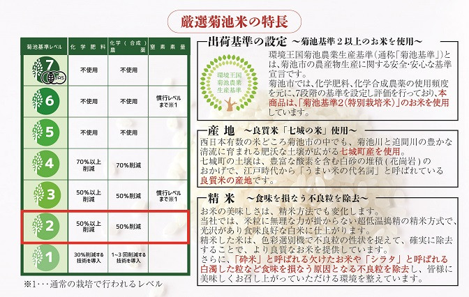 厳選菊池米 菊池一族パッケージ 精米 300g×12パック 合計3.6kg お米 米 こめ コメ 白米