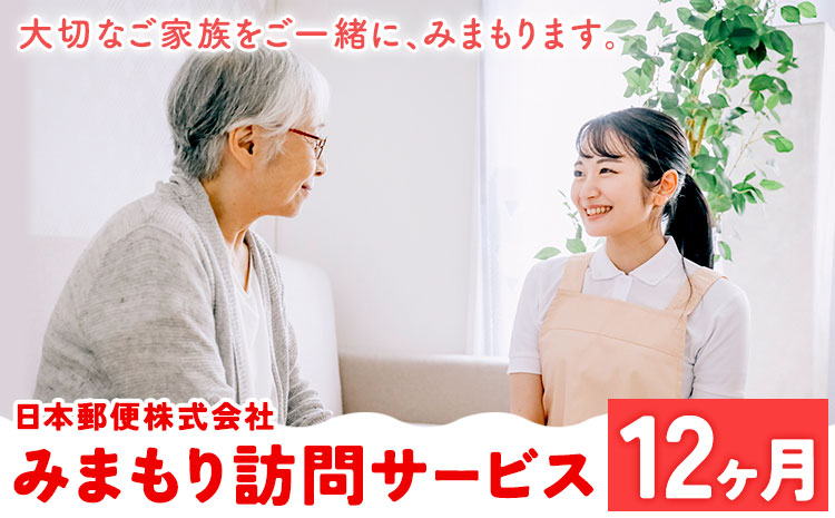 みまもり訪問サービス 12ヶ月(年12回) 日本郵便株式会社《90日以内に出荷予定(土日祝除く)》熊本県 菊池市 安否確認 見守り みまもり 家族 実家 親 訪問 安心 送料無料