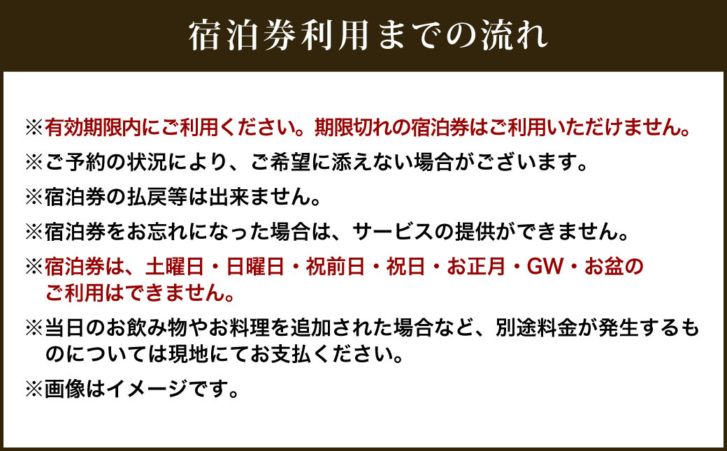 【平日限定】旅館なかしま荘 離れ海季 ペア宿泊券（1泊2食付き＆露天付貸切湯2回利用プラン）宿泊チケット