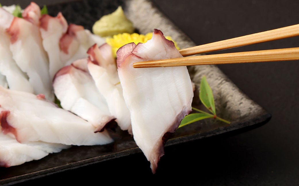 「あまくさビッグ3」お刺身セット 刺身 カンパチ タイ タコ 鯛 たこ 蛸 醤油 わさび 合計約250g