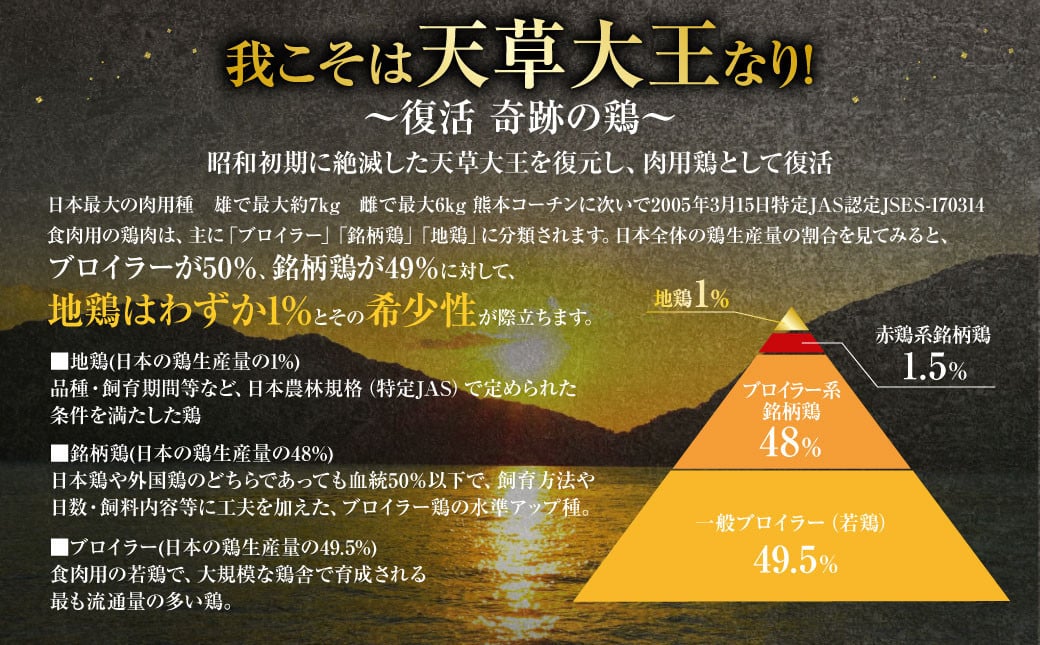 天草大王精肉セット 合計1.5kg（モモ ムネ ササミ ）
