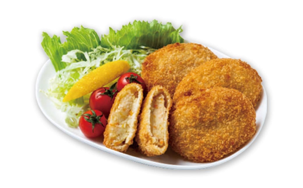 上天草グルメ コロッケパーティ 計10個（天草大王コロッケ、大砲巻き、梅肉ポークメンチカツ、昔ながらのポテトコロッケ、かぼちゃコロッケ 各2個） コロッケ 惣菜 総菜 おかず お弁当 揚げ物 食べ比べ 九州 熊本県 上天草市 冷凍