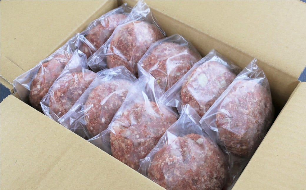 【3ヶ月定期便】熊本県産赤牛ハンバーグ 1.5kg（150g×10個）