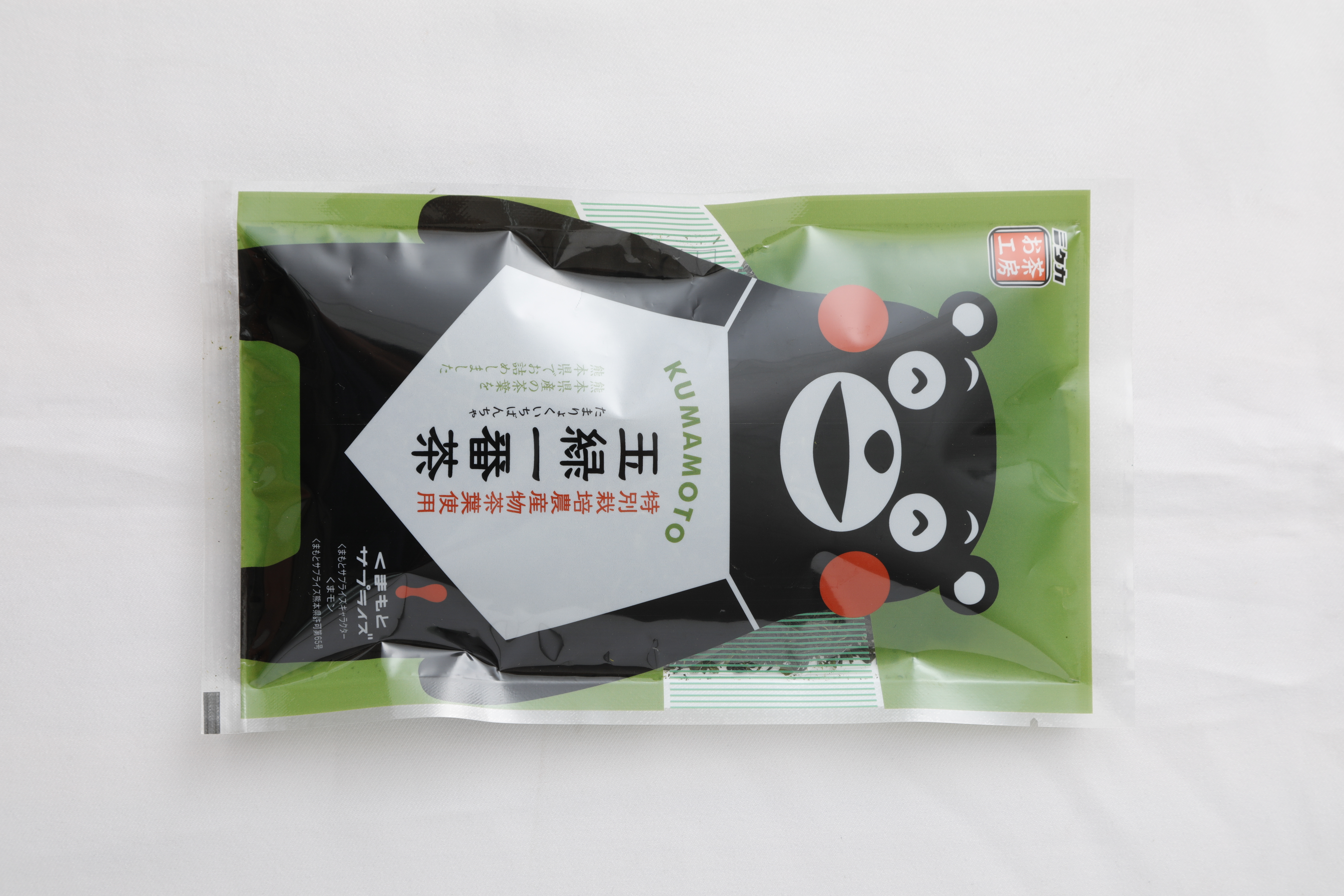 緑茶 お茶 茶葉 100g×3袋 くまモン 玉緑一番茶100g×3袋セット