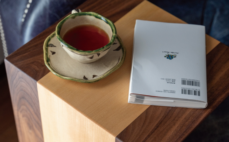 ソファテーブル 幅:35cm 奥行き:30cm 高さ:55cm 重さ:7kg ウッド サイドテーブル 机 テーブル バスウッド インテリア シンプル ギフト 贈り物 プレゼント 熊本県 宇城市