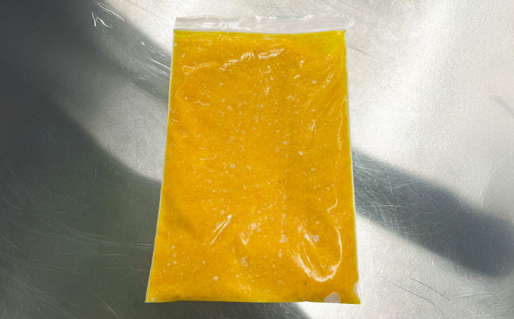 熊本大見柑果皮ペースト 黄色 冷凍 250g入り 1個 不知火 不知火果皮 しらぬい デコポンと同品種 ジュース アイス お菓子 料理 爽やか 柑橘 果物 くだもの フルーツ 熊本県産 九州産 国産 宇城市産 株式会社la Nui.