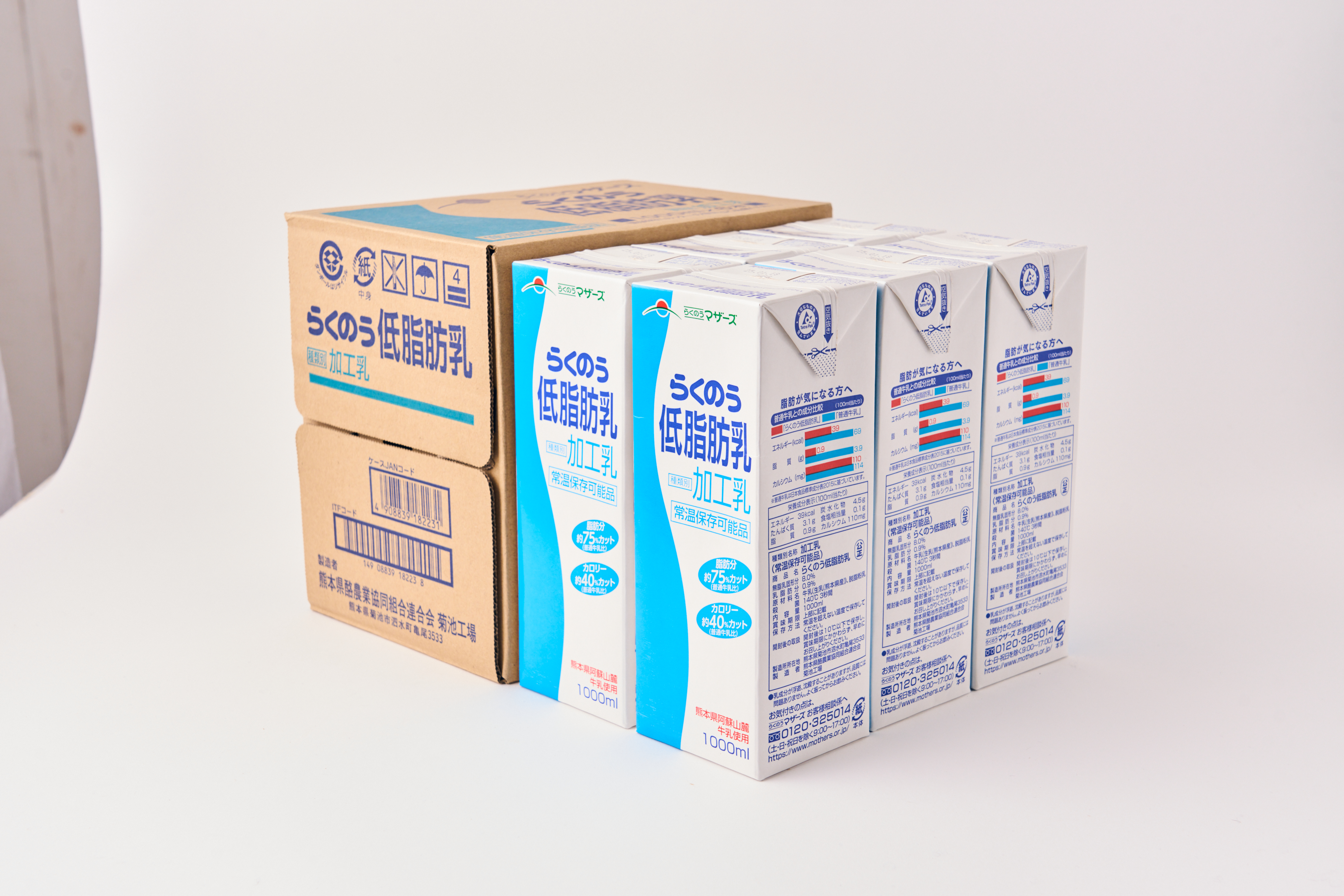 ã12ã¶æå®æäŸ¿ãããã®ãäœèèªä¹³ èš72L 1ã±ãŒã¹ïŒ1000mlÃ6æ¬ïŒÃ12å ãã«ã¯ çä¹³ å 工乳