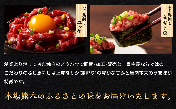 希少部位と贅沢なふじ馬刺し厳選セット 肉 刺身 馬 大トロ 中トロ ヒレ シャトーブリアン ロース ランプ 上赤身 赤身 メン 三枚バラ チョーチン フタエゴ バラヒモ ミスジ トウガラシ ユッケ ネギトロ フジチクオリジナル 希少部位 フジチク