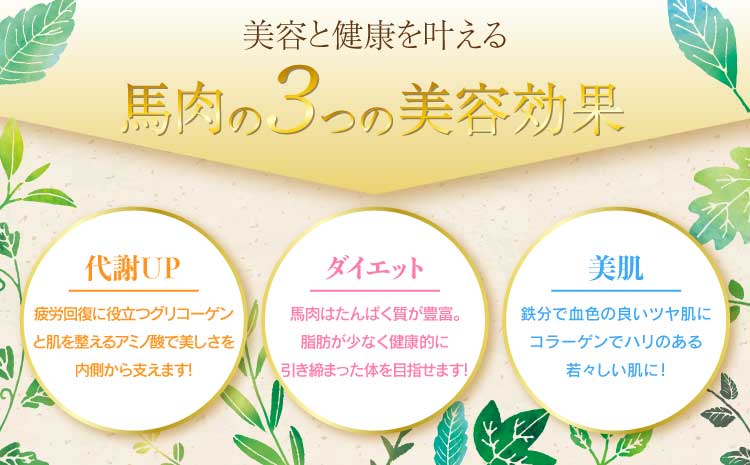 馬刺しセット 赤身 コウネ 200g