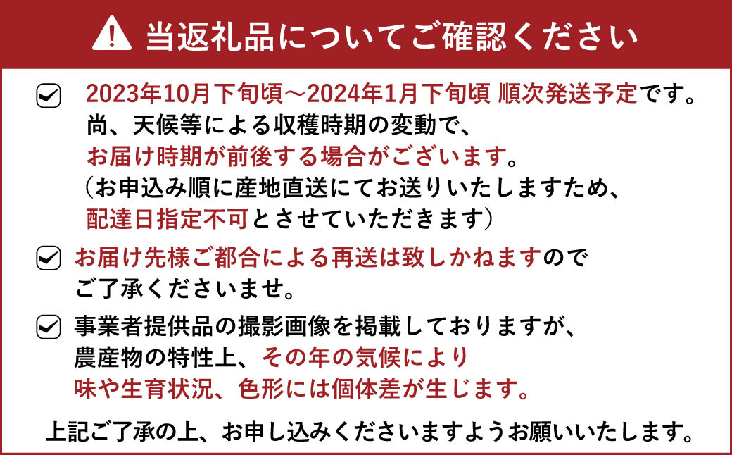 【10月下旬〜順次発送予定】宇城市産 温州みかん 計12kg（5kgケース+7kgケース）