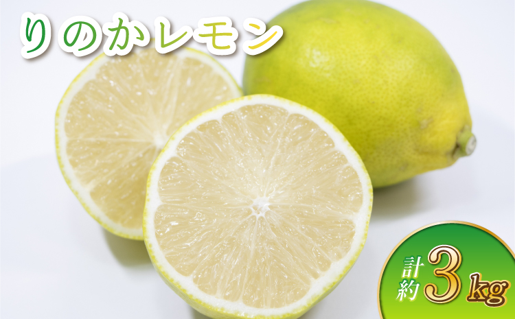 【先行予約】りのかレモン 3kg 10～12個前後【2026年2月上旬から5月上旬発送予定】れもん 檸檬 柑橘 フルーツ 果物 くだもの 香り高い ジューシー 果実 レモンサワー 九州産 熊本県産 宇城市産 国産