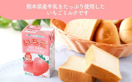 いちご 250ml×24本 1ケース いちごミルク 苺 乳飲料 乳性飲料|JAL