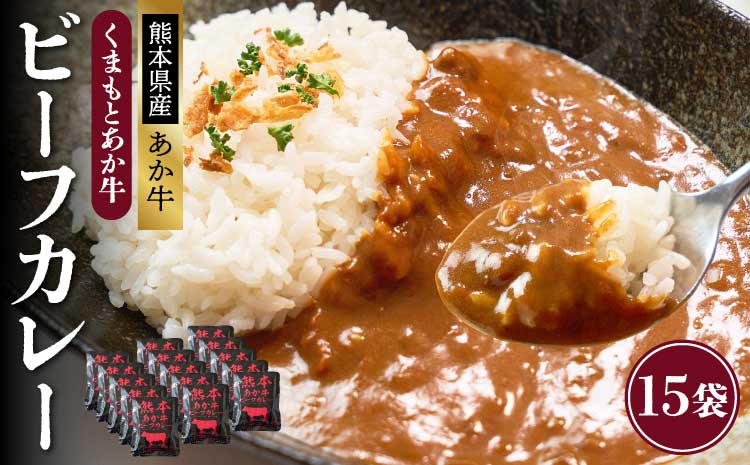 熊本県産あか牛使用 くまもとあか牛 ビーフカレー 15人前 カレー あか牛