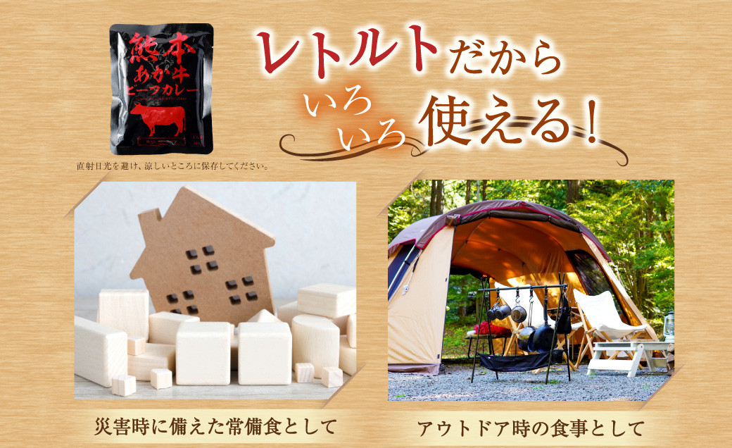 熊本県産あか牛使用 くまもとあか牛 ビーフカレー 15人前 カレー あか牛