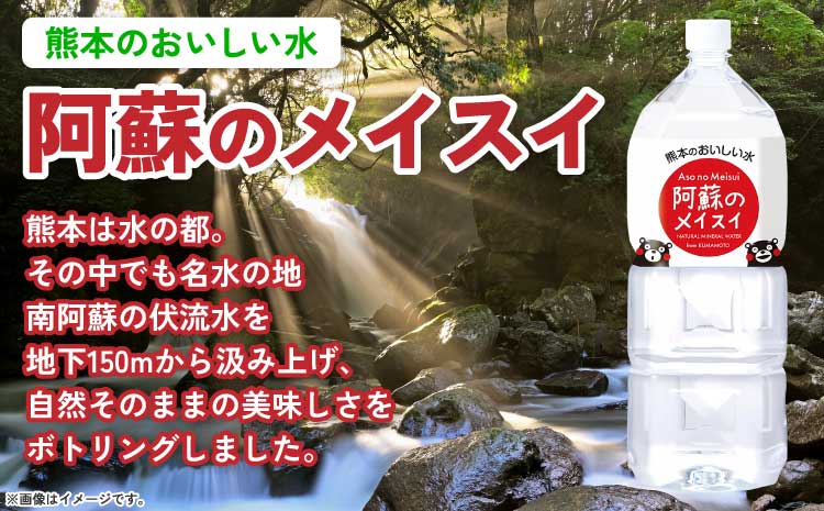 【12ヶ月定期便】熊本のおいしいお水 阿蘇のメイスイ 2L×12本（2ケース）