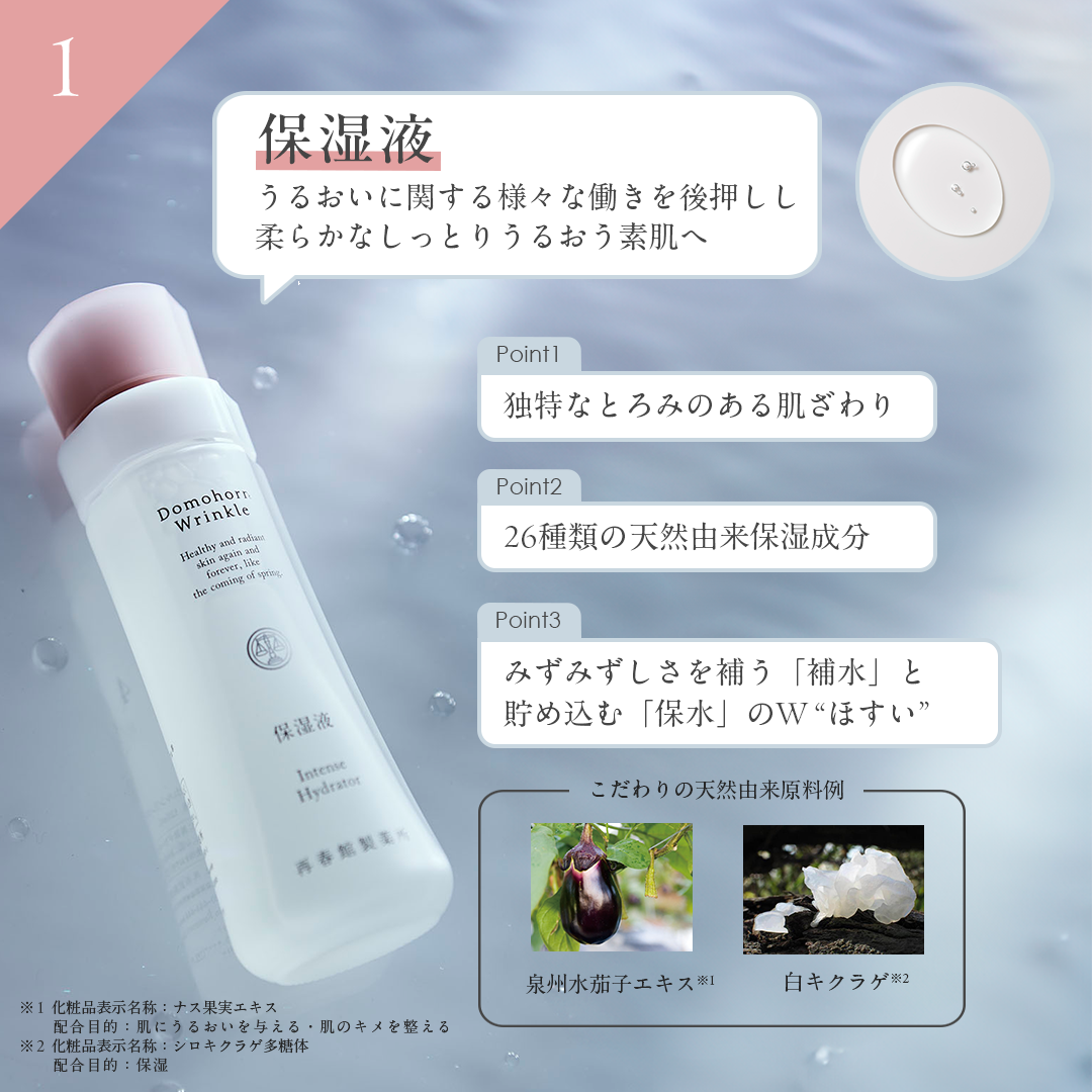 ドモホルンリンクル 基本4点セット 化粧水 美容液 クリーム 乳液 約60日分 再春館製薬所 保湿液 美活肌エキス クリーム20 保護乳液 スキンケア フェイスケア