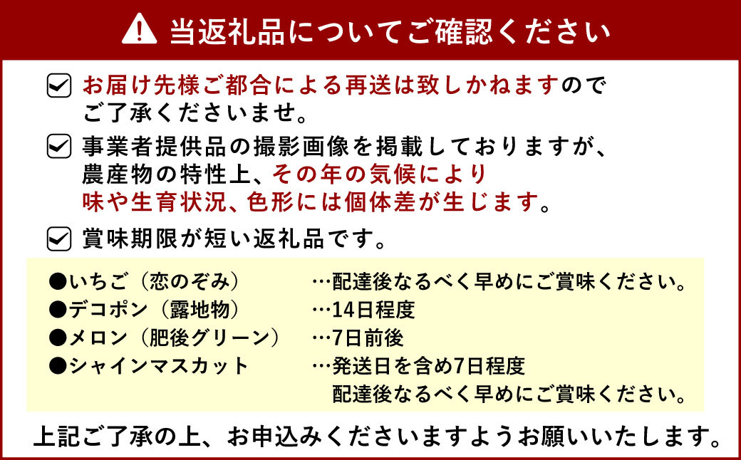 【2025年発送分 4回定期便】 宇城市産 旬の フルーツ 定期便