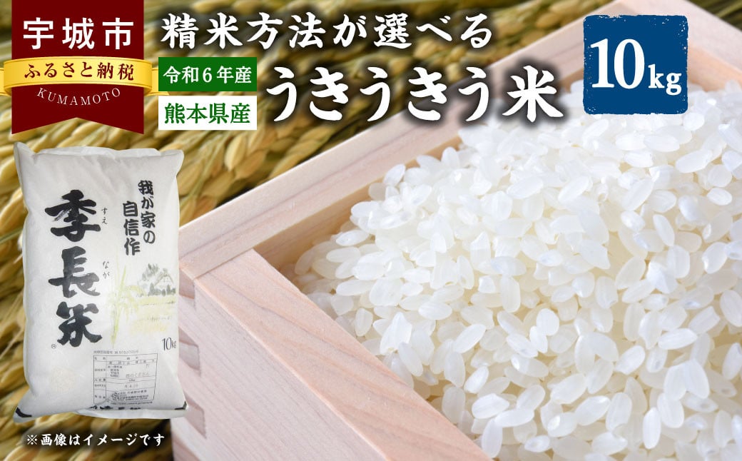 米 【選べる精米方法】【令和6年産】うきうきう米10kg【竹崎野村農園】【2025年10月下旬までに発送予定】 お米 米 コメ 精米 玄米 白米