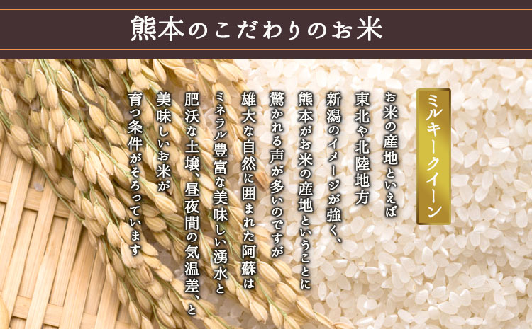 【令和5年度】 阿蘇の美味しいお米 ミルキークイーン 10kg 1袋  玄米 お米 白ご飯 人気 美味しい こだわり 低アミロース米 粘り もちもち ふっくら 良質米の女王 熊本 阿蘇