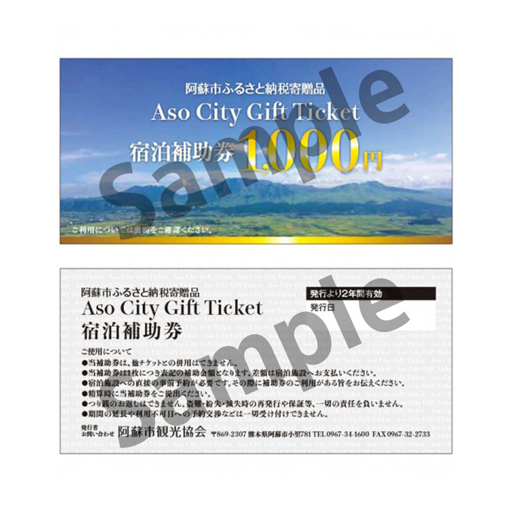 【20,000円分】 阿蘇市 宿泊補助券 観光 旅行 宿泊補助券 クーポン チケット 人気 観光地 選べる 旅館 ホテル 温泉 旅 宿泊 父の日　熊本 阿蘇 ホテルクーポン