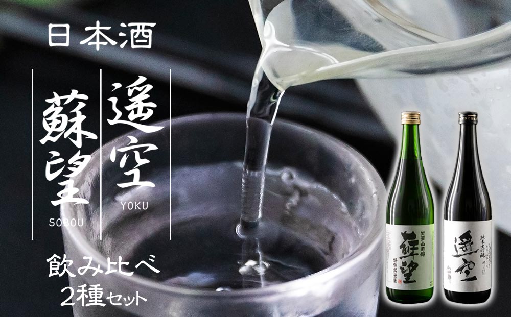 日本酒  「蘇望」 「遥空」 2種セット お酒 日本酒 辛口 スッキリ 美味しい 人気 詰め合わせ ギフト 贈り物 贈答用 お米 熊本 阿蘇