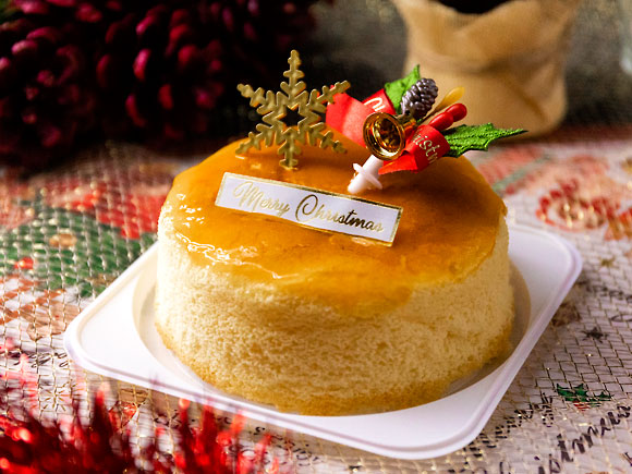 【2024クリスマス】クリスマス限定 ケーキ＆チキンセット「スフレチーズケーキ＆丸ごとチキン」