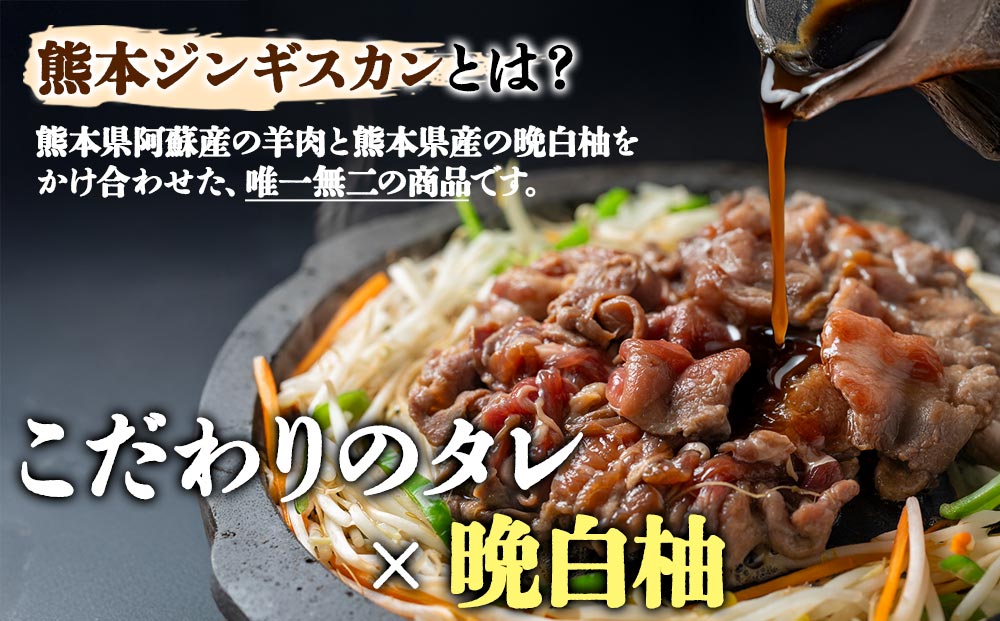 阿蘇地域で生産した貴重な国産羊肉のジンギスカン！  国産羊肉 ジンギスカン 熊本特産 晩白柚風味  羊肉レシピ 簡単調理 焼くだけ 本格ジンギスカン  熊本グルメ ご当地グルメ 特製漬け込み お取り寄せグルメ BBQ食材 ご飯に合う ヘルシー肉 風味豊かな羊肉 熊本県　阿蘇市