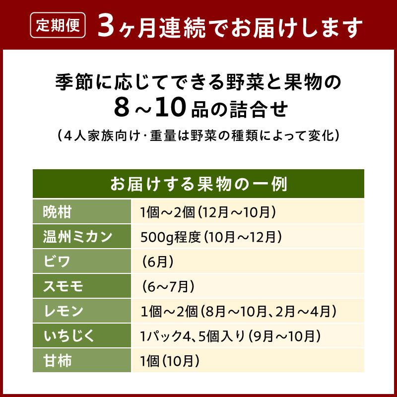 S096-004-T03_【定期便3回】季節のおまかせ野菜と果物セット