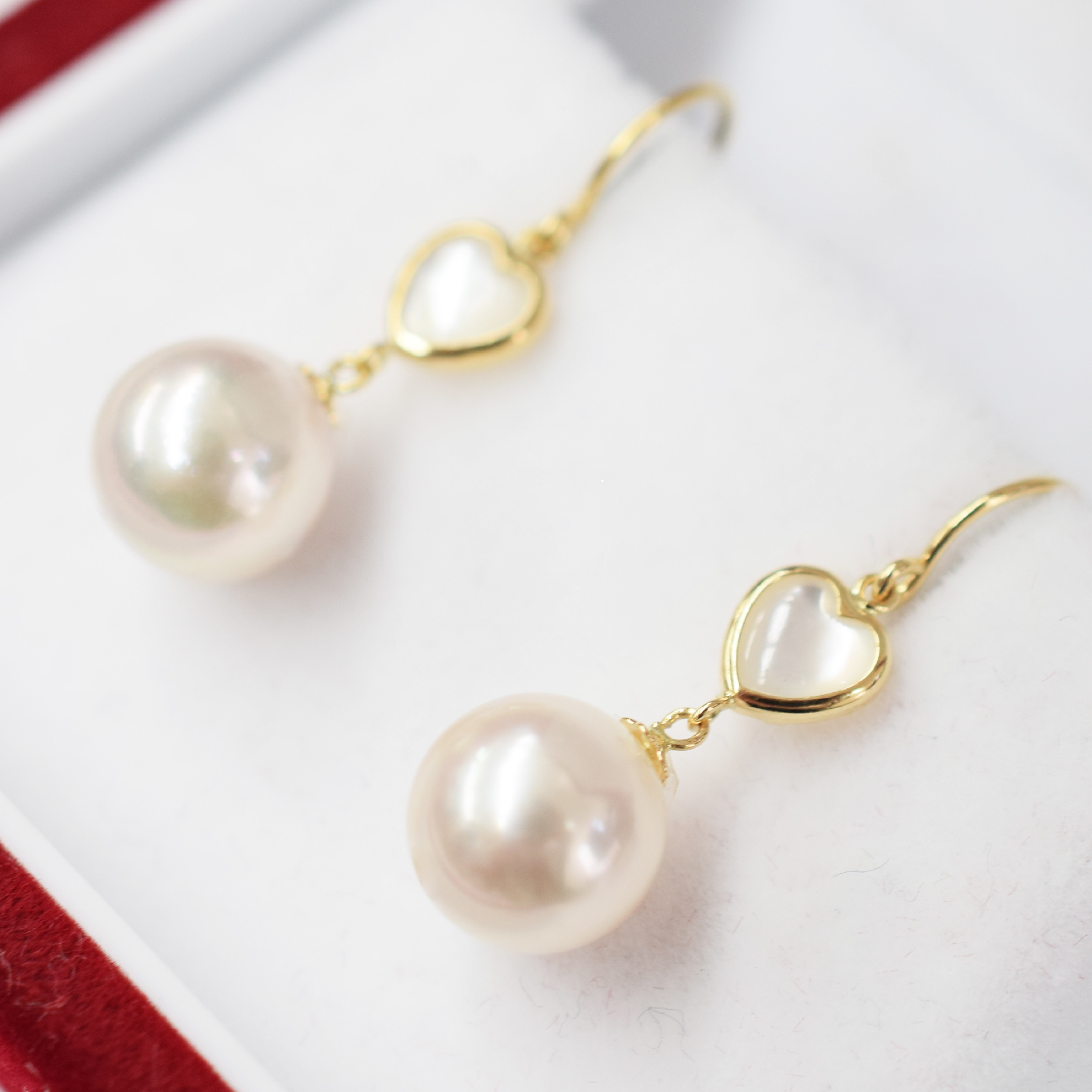 S101-423_ãããçç 倩è ãã¢ã¹ ã·ã§ã« 8mm - 8.5mm ããŒã ãã¯ã€ããã³ã¯ K18 K14 YG WG