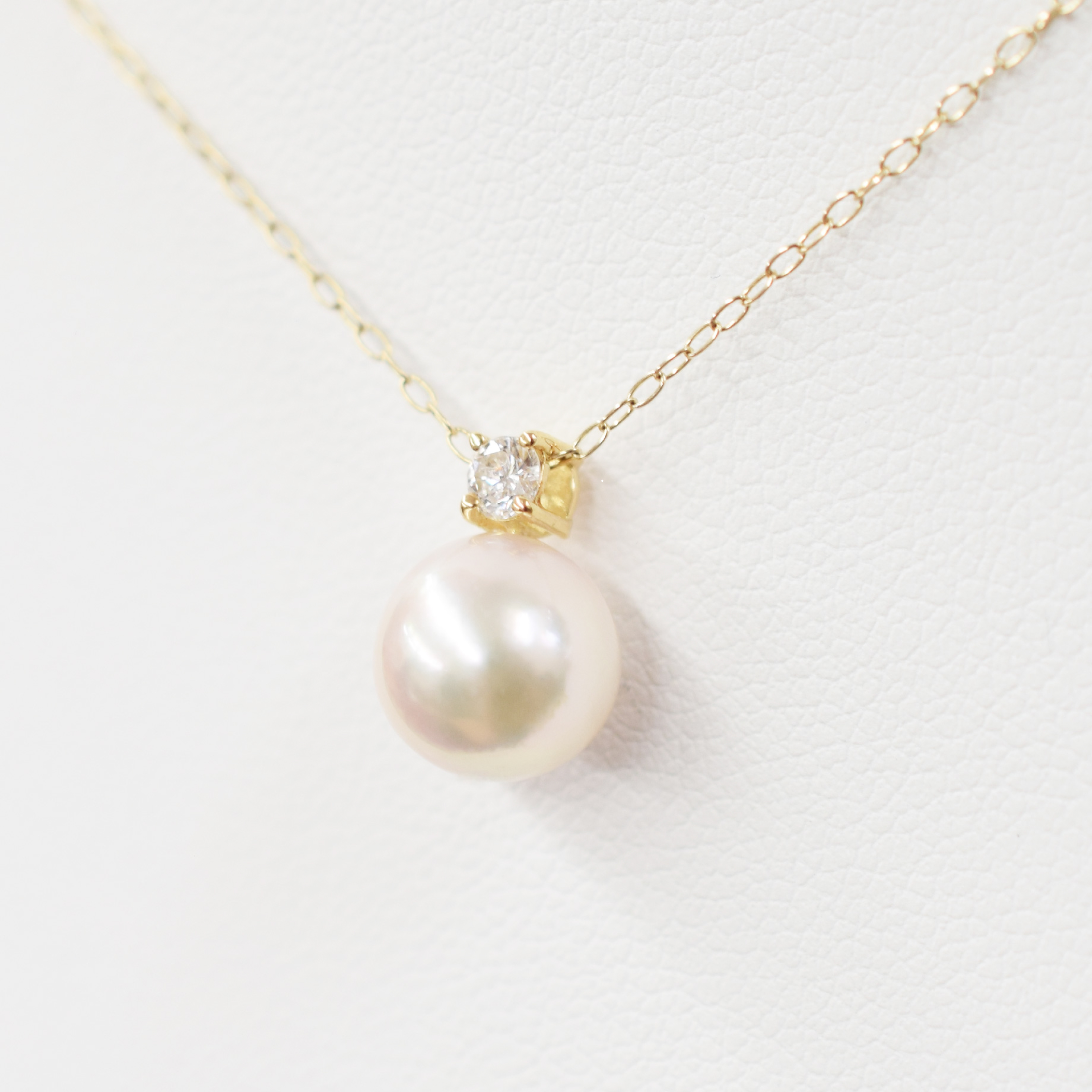 S101-438_ãããçç 倩è ããã¯ã¬ã¹ ãã€ã€ã¢ã³ã ãã³ãã³ã 8mm - 8.5mm ãã¯ã€ããã³ã¯ 0.1ct 0.09ct