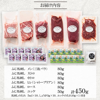 「本場・熊本」霜降り馬刺しと赤身の贅沢6種セット(美里町)【配送不可地域：離島】【1607908】