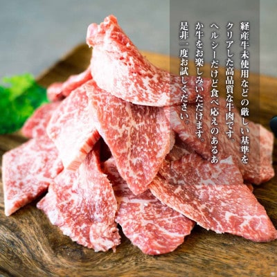 GI認証取得 くまもとあか牛 焼き肉用切り落とし 合計600g(美里町)【配送不可地域：離島】【1647132】