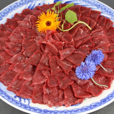 国産 上赤身馬刺し 400g(美里町)【配送不可地域：離島】【1642477】