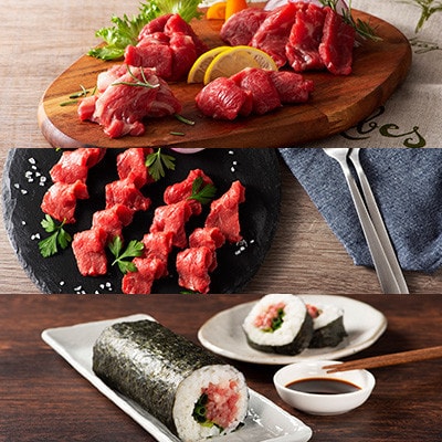 「熊本特産」フジチク厳選ふじ馬刺し6種セット(美里町)【配送不可地域：離島】【1607852】