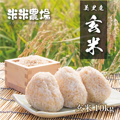 【令和7年産】九州のお米食味コンクール2年連続優勝!熊本県美里町のお米ヒノヒカリ玄米　10kg×1袋【1681373】