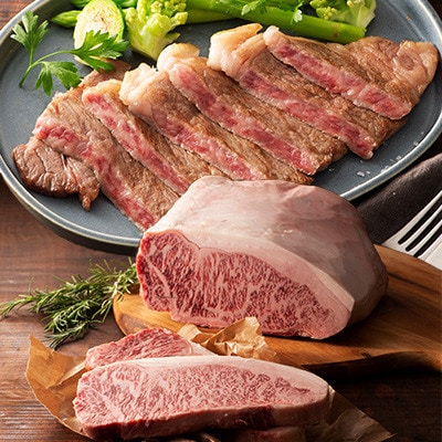 くまもと黒毛和牛「藤彩牛」サーロインステーキと2種の食べ比べ(美里町)【配送不可地域：離島】【1608105】