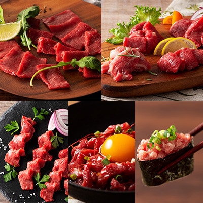 「フジチクオリジナル」ふじ馬刺しと藤彩牛の贅沢食べ比べセット(美里町)【配送不可地域：離島】【1608147】