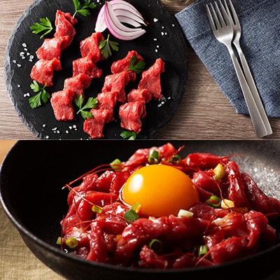 「熊本特産」切れてる馬刺し4種セット(美里町)【配送不可地域：離島】【1606150】