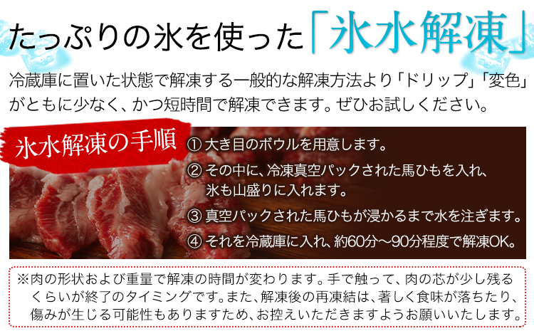 馬ひも 馬刺し用 320g(80g×4袋) 《7-14営業日以内に出荷予定(土日祝除く)》 熊本県 玉東町 肉 馬ひも 馬肉