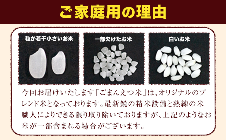 【24ヶ月定期】米 訳あり 無洗米 ごまんえつ米 10kg 米 こめ 家庭用 備蓄 熊本県 長洲町 くまもと 返礼品 ブレンド米 送料無料 国内産 熊本県産 訳あり 配送 《お申込み翌月から出荷》