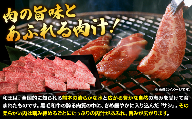 くまもと黒毛和牛 和王 バラ 霜降り 焼肉切り落とし 550g A5 A4 等級《60日以内に出荷予定(土日祝除く)》熊本県 長洲町 黒毛和牛 牛肉 冷凍 個別 取分け 小分け チャック付き バラ凍結 肉 お肉 焼き肉 焼き肉用