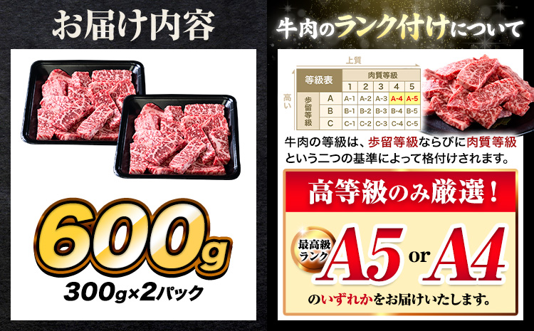 牛肉 A4～A5等級 黒毛和牛 切り落とし くまもと黒毛和牛 上 ロース 焼肉切り落とし 600g 《30日以内に出荷予定(土日祝除く)》熊本県 長洲町 上ロース 焼肉用 焼肉 肉 お肉 和牛 A5 A4 300g 小分け リブロース サーロイン
