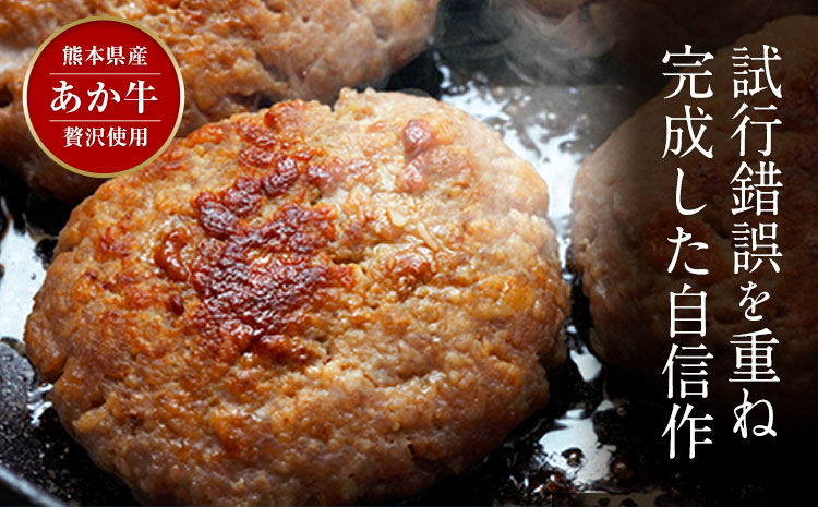 あか牛ハンバーグ 熊本産あか牛を使用した贅沢ハンバーグたっぷり7個入り 《7-14日以内に出荷予定(土日祝除く)》 熊本あか牛 赤牛 あかうしst-p