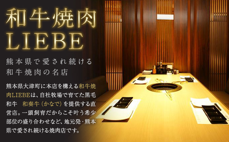 A5 A4 ランク 厳選 黒毛和牛 焼肉 2種盛り 300g《30日以内に出荷予定(土日祝除く)》熊本県 大津町 和牛焼肉LIEBE ステーキ 冷蔵 リーベ